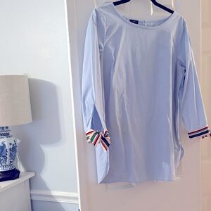 Talbot’s Twill Shirt with Grosgrain Ribbon Cuffs